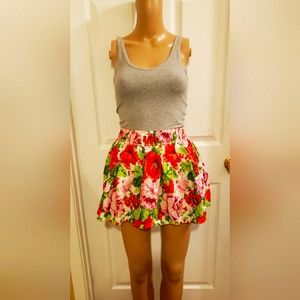 Abercrombie tank top mini ruffle dress. S